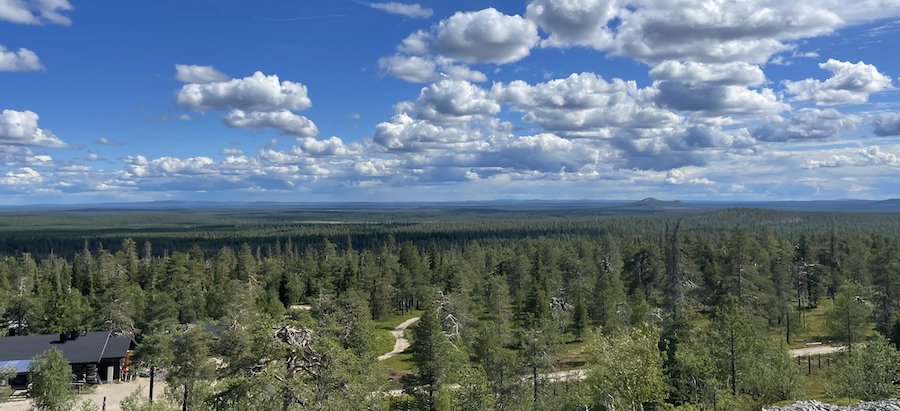 Eastern View from the Amethyst fell