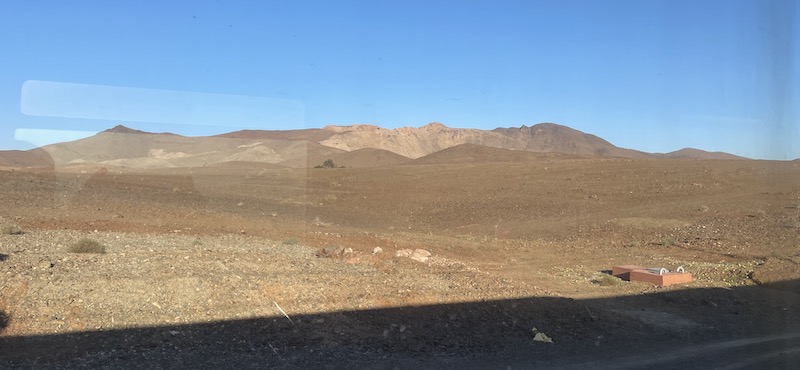 Mountains leaving Marrakech