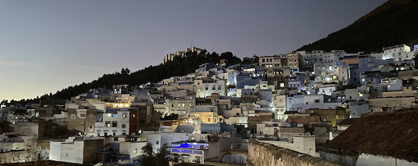 Chefchaouen Night Skyline