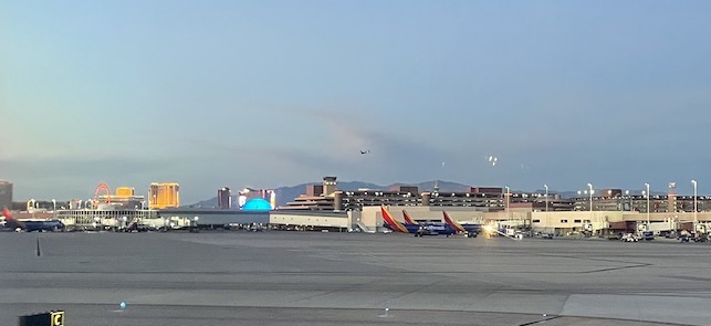 Strip seen from the Airport