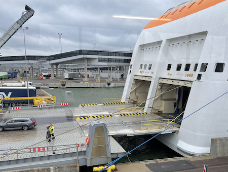 Car Deck on the Baltic Queen