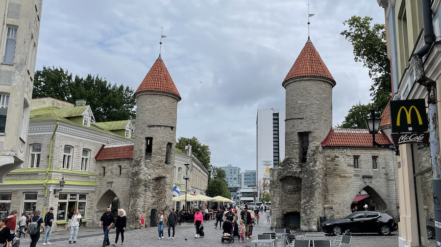 Tallinn Town Gates near Viru